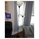 Adjustable 2-Light Floor Lamp