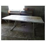 Vintage Aluminium Folding Table
