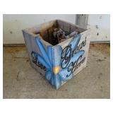 Love Grows Here Wooden Planter Crate