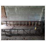 Vintage Wooden Ladder - Off Of Old Firetruck