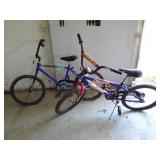 Lot of 2 Children Sized Bikes