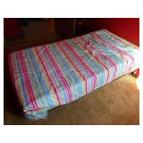 Twin Sized Bed w/ Metal Bed Frame - On Second