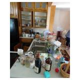 Contents of Kitchen Cupboards & Counters