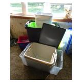 Large Lot of Totes - Some Have Lids
