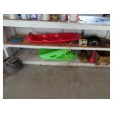 Contents of Lower Workbench Shelves