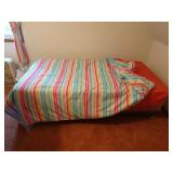 Twin Sized Bed w/ Metal Bed Frame - On Second