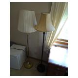 Lot of 2 Floor Lamps