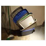 Lot of Totes & Tote Lids
