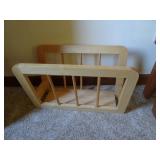 Light Wood Magazine/Media Rack
