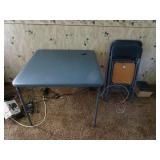Folding Card Table 3ft w/ Folding Chairs