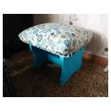 Small Upholstered Foot Stool