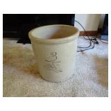 Antique #3 Stoneware Crock