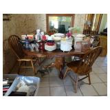 Wood Dining Room Lion