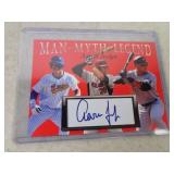 Not Signed Aaron Judge Man Myth Legend Card - Not