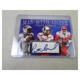 Not Signed Patrick Mahomes Man Myth Legend Card -