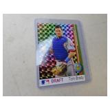 Tom Brady MLB Draft Montreal Expos Card