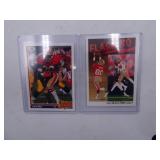 Lot of 2 Upper Deck 1991 Jerry Rice Football