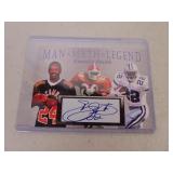 Not signed Emmitt Smith Man Myth Legend Card -