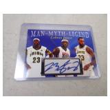 Not Signed Lebron James Man Myth Legend Card -