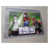 Not Signed Larry Bird Man Myth Legend Card - Not