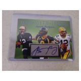 Not Signed Aaron Rodgers Man Myth Legend Card -