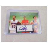 Not Signed Stephen Curry Man Myth Legend Card -