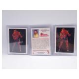 Lot of 3 1991 Kayo Leroy Neiman Boxing Art Cards