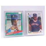 Lot of 2 Upper Deck Rookie Mo Vaughn MLB Baseball