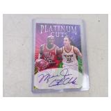 Not Signed Michael Jordan Caitlin Clark Platinum