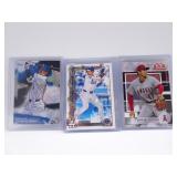 Lot of 3 Shohei Ohtani MLB Baseball Cards