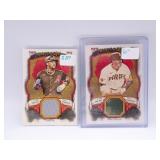 Lot of 2 Topps GAME USED Allen & Ginter Relic MLB