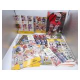 Lot of Misc Nascar MLB & NFL Uncut Card Sheets -