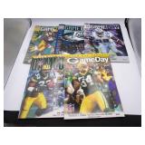 Lot of 5 Green Bay Packers Game Day Programs