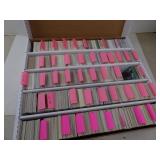 Organized 5000ct Box of 1990's Football Cards