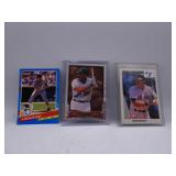 Lot of 3 Wade Boggs MLB Baseball Cards