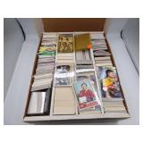 Large Lot of Misc Sports Cards in Divider Box