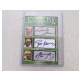 Not Signed Iconic Ink Triple Cuts Bart Starr