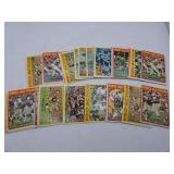 Lot of 1972 Topps Pro Action NFL Football Cards