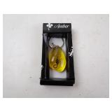 Amber Resin Scorpion Keychain in Box