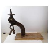 Rare Antique Manneers Bench Drill New York Model