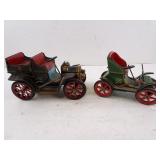 Lot of 2 Vintage Trademark Modern Toys Tin Toy