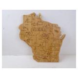 Totally Bamboo WISCONSIN Wood Cutting Board 15"