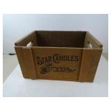 Vintage Procter & Gamble Star Candles Wood Crate