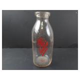 Vintage Parkside Dairy Gillett WI 1qt Milk Bottle