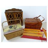 Lot of Misc. Home Dï¿½cor Items - Baskets Spice