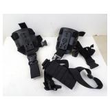 Lot of 2 Tactical Leg Strap Holster Mounts with