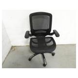 Black Rolling Mesh Back Adjustable Office Chair