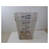 22qt Plastic Measuring Container - Dirty