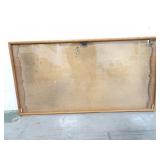 Bulletin Board Glass Display Case 47.5"x24.5"