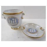 Pair of Vintage Voisin Porcelain Hellenistic